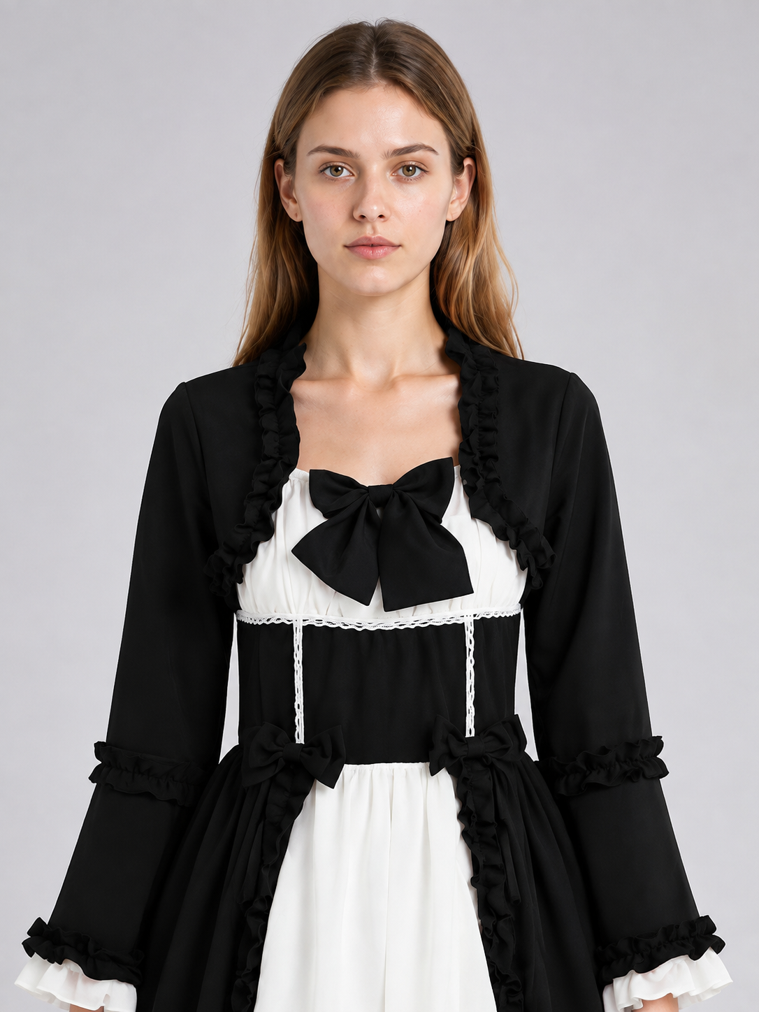 Long Medieval-Style Carnival Dress Costume Dresses detail 2