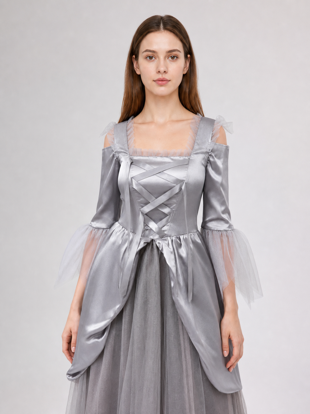 Long Fantasy-Style Cosplay Dress