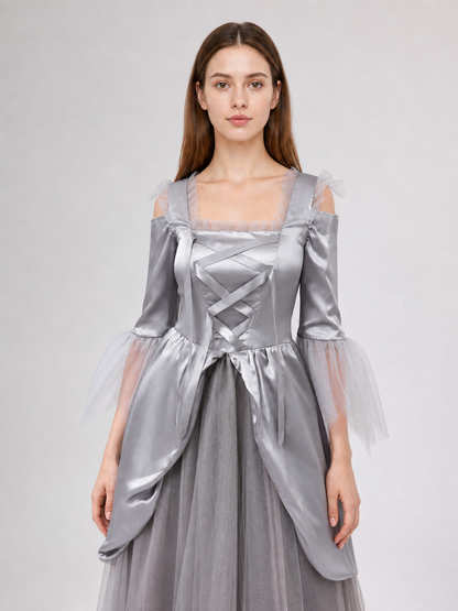 Long Fantasy-Style Cosplay Dress