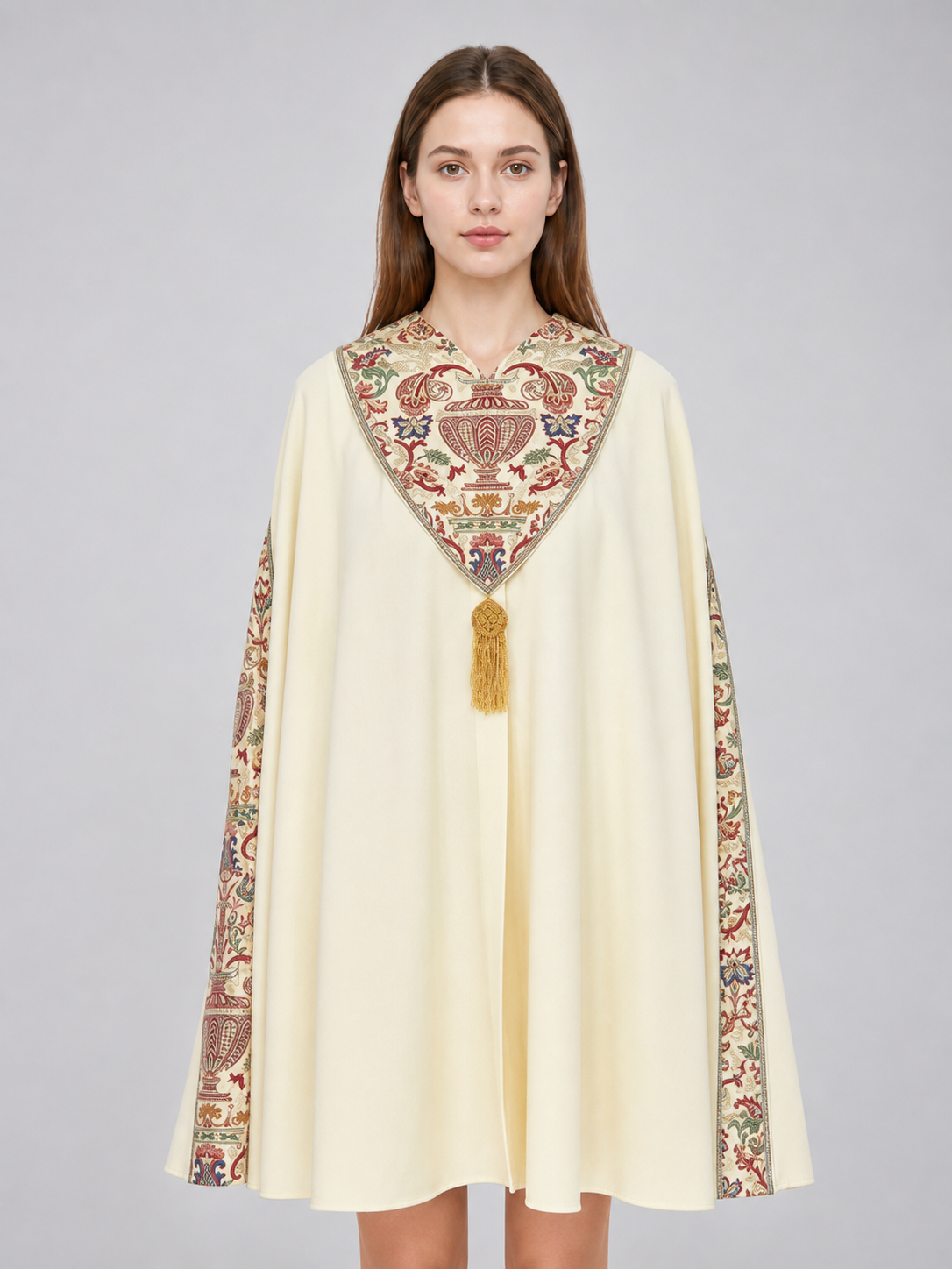 Medieval Fringed Cape for Cosplay