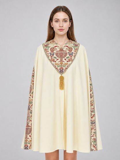 Medieval Fringed Cape for Cosplay