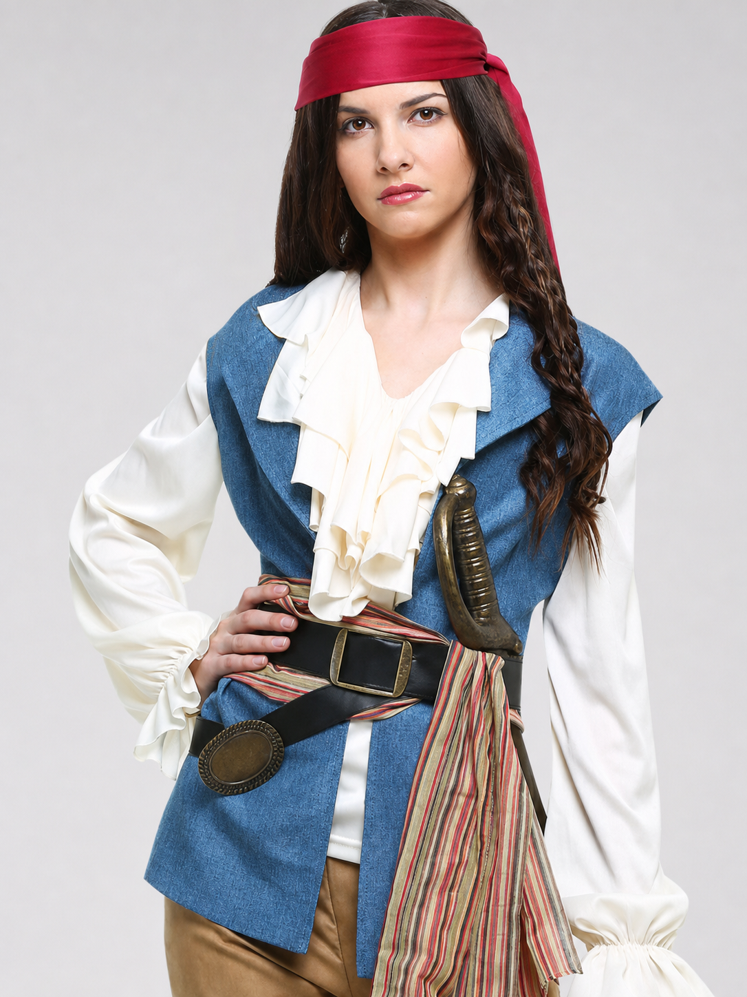 Pirate Costume for Halloween and Masquerade, Set