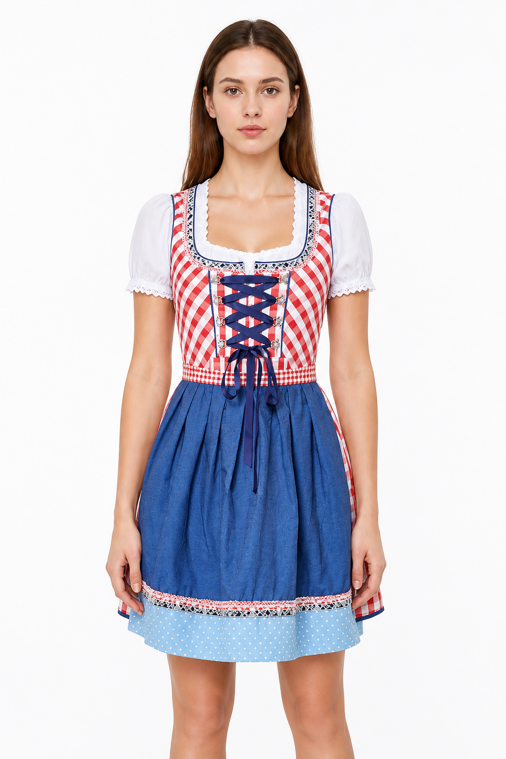 Traditional Costume with Lacing and Lace Trim Costumes detail 3