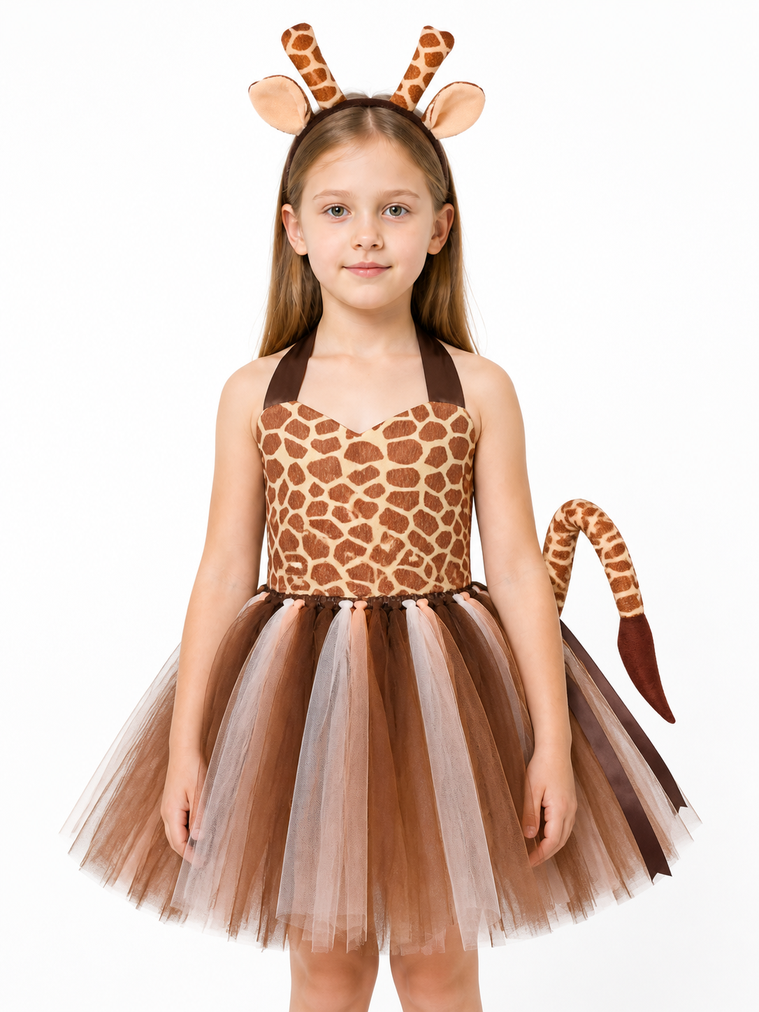 Children’s Giraffe Costume with Full Skirt and Tail product detail 3