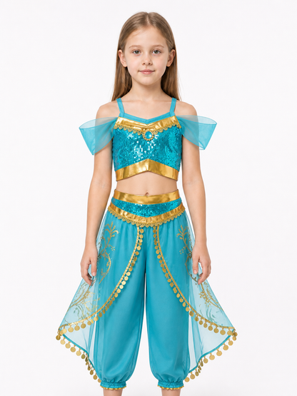 Sparkly Princess Costume with Sequins and Tulle Costumes detail 3