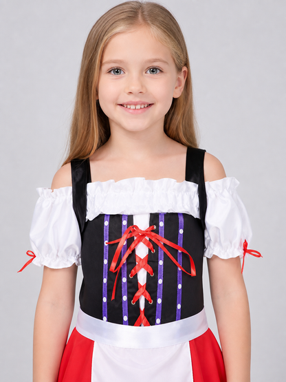 Bavarian-Style Oktoberfest Cosplay Dress