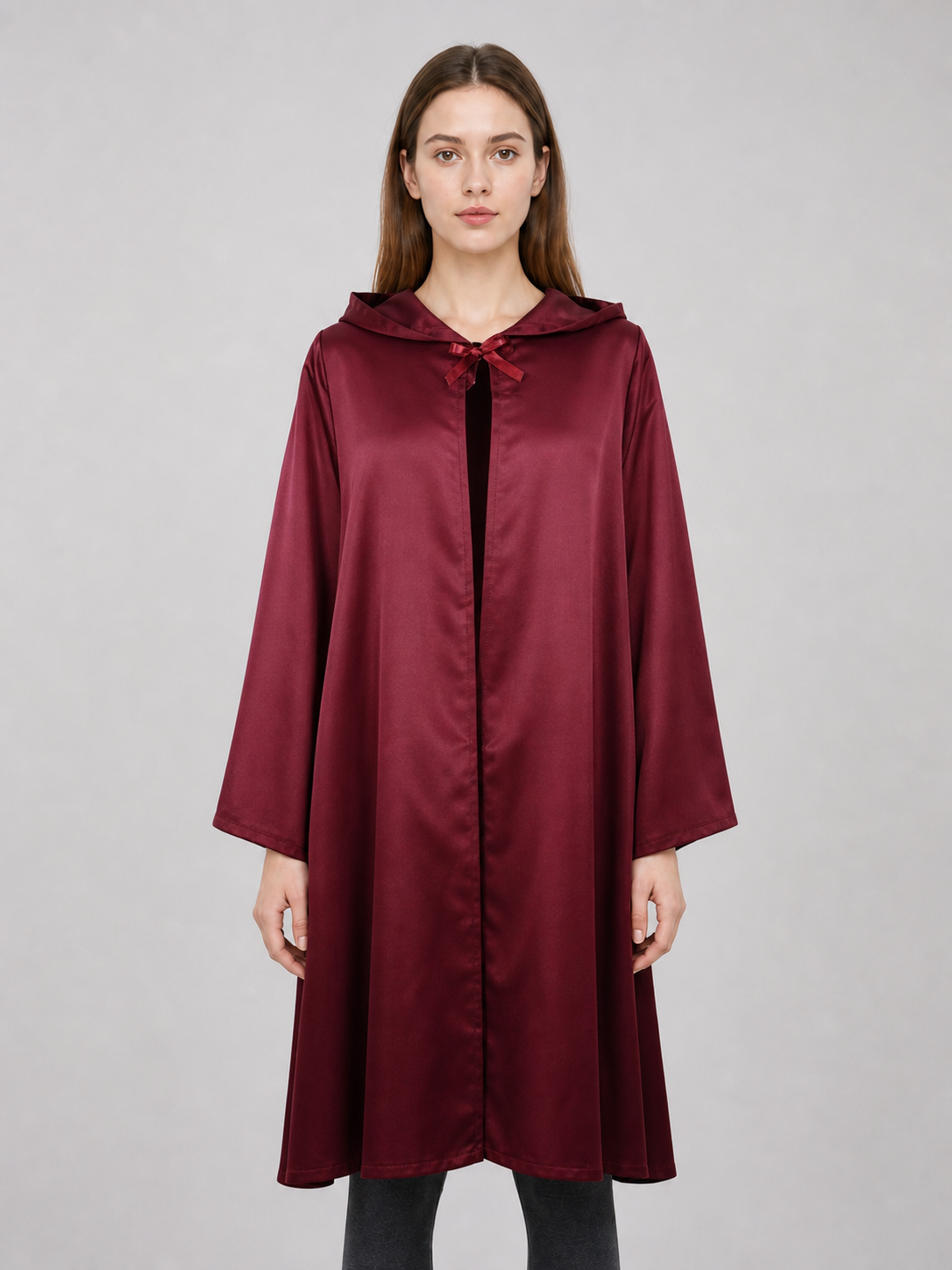 Hooded Cosplay Cloak, Burgundy
