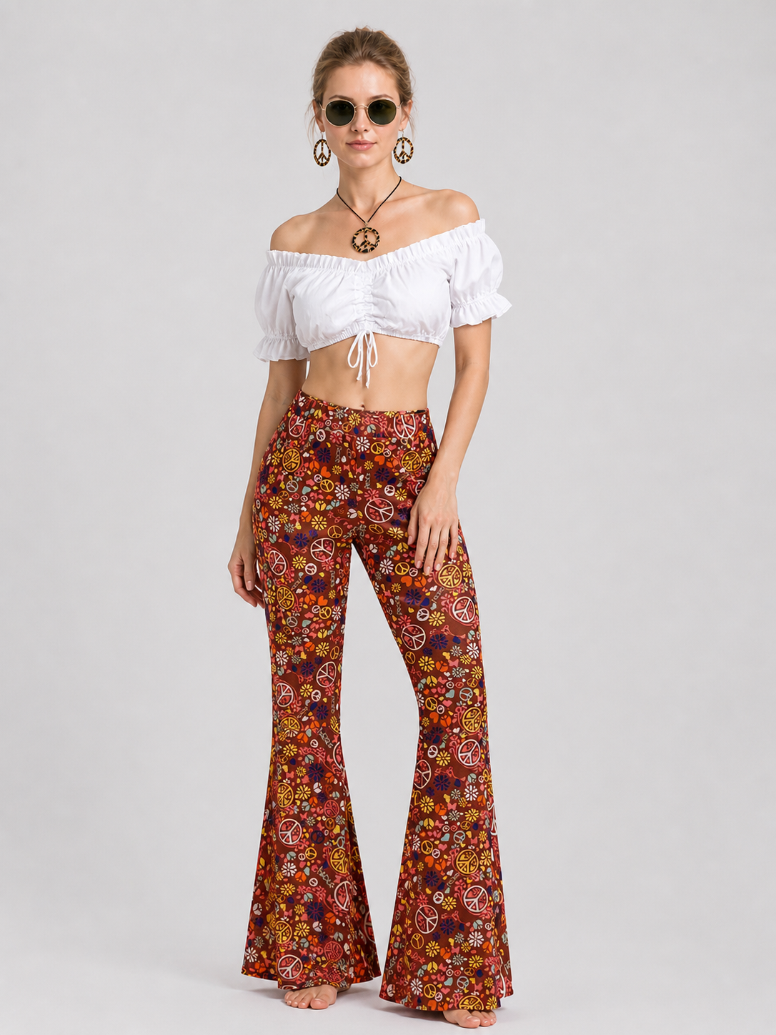 Party Costume: Top, Flare-Leg Pants, and Accessories Costume Accessories detail 3