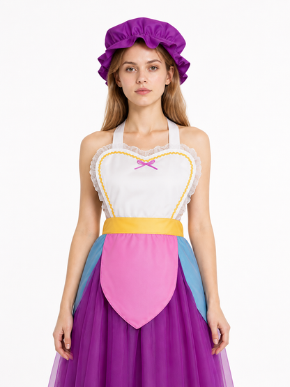 Cosplay Costume Dress with Apron and Hat Costume Dresses detail 3