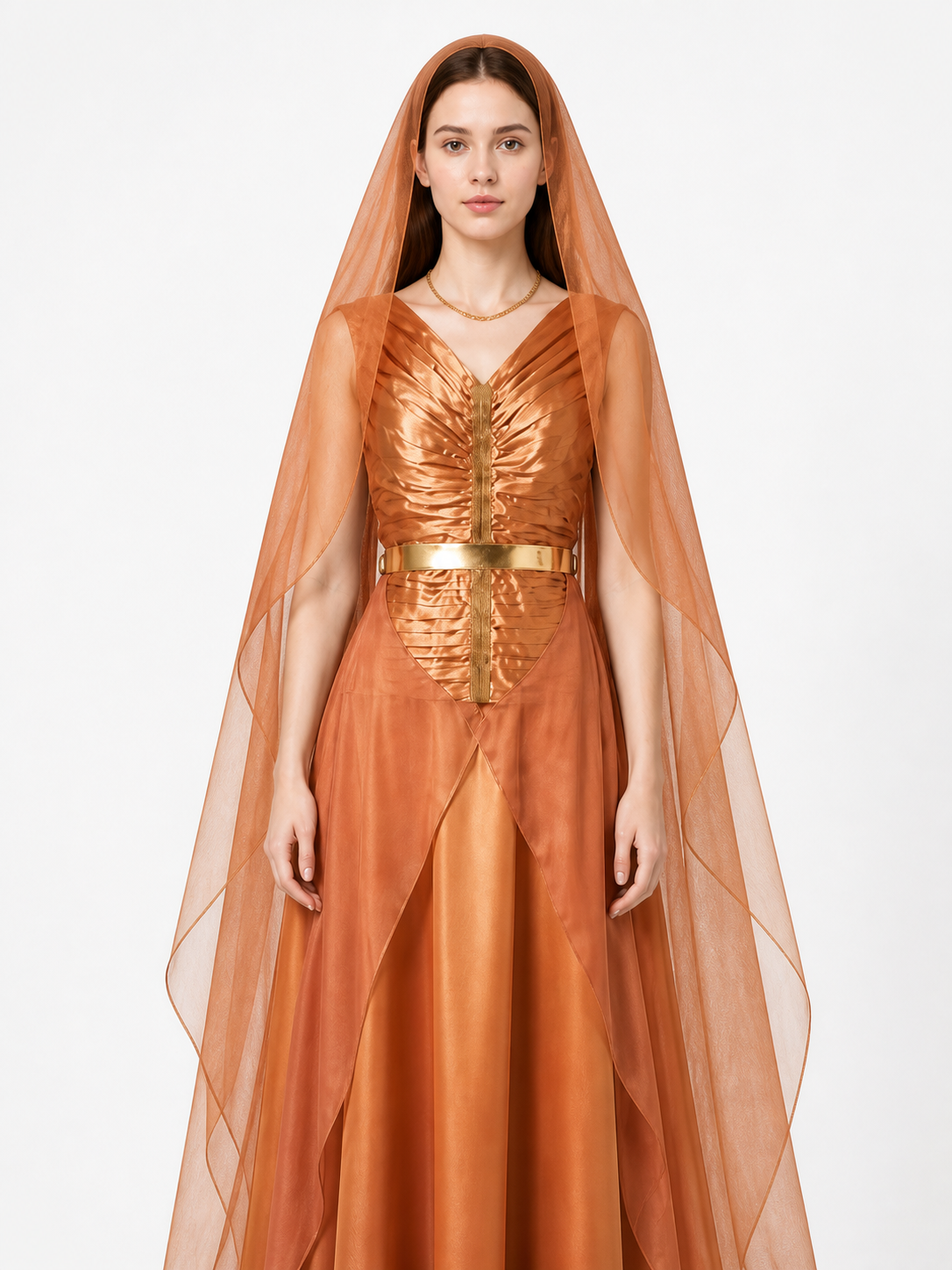 Mon Mothma Costume from Star Wars with Veil Costumes detail 2