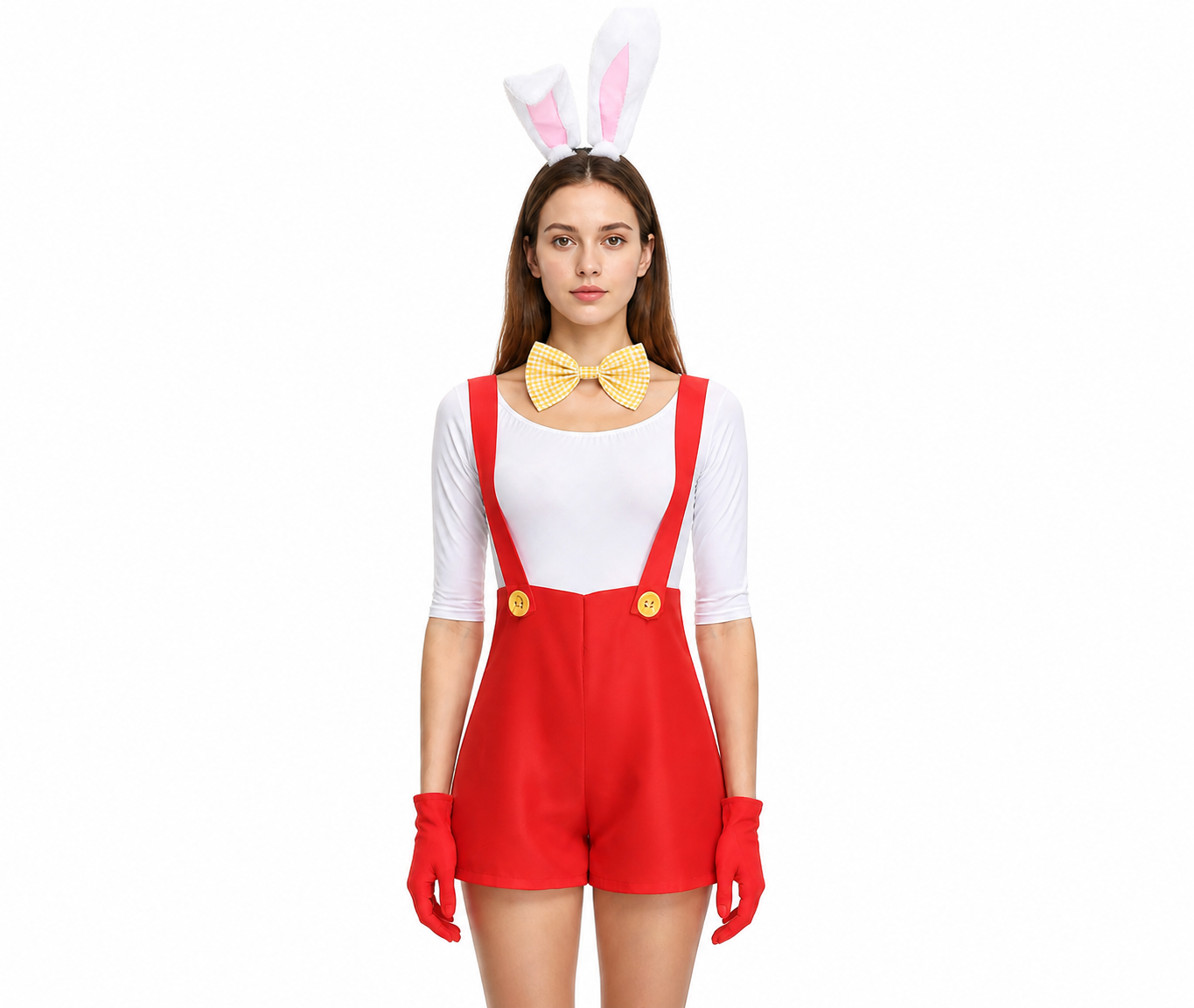 Bunny Cosplay Costume, Red Shorts Costumes detail 2