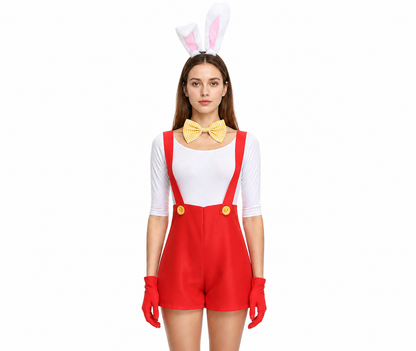 Bunny Cosplay Costume, Red Shorts Costumes detail 2