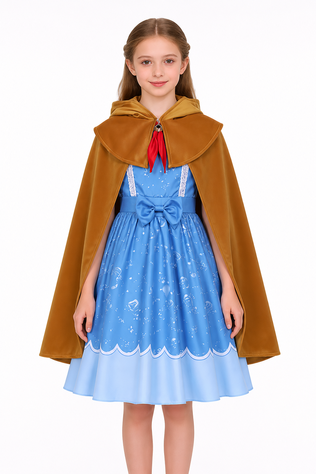 Children's Costume with Dress and Hooded Cape Costume Dresses detail 3