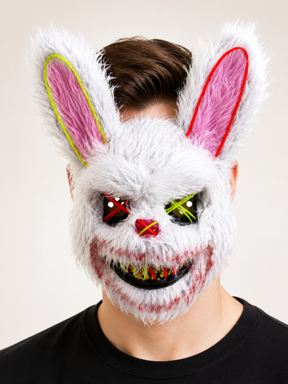 Scary Rabbit Halloween Carnival Headpiece Costume Headwear detail 2