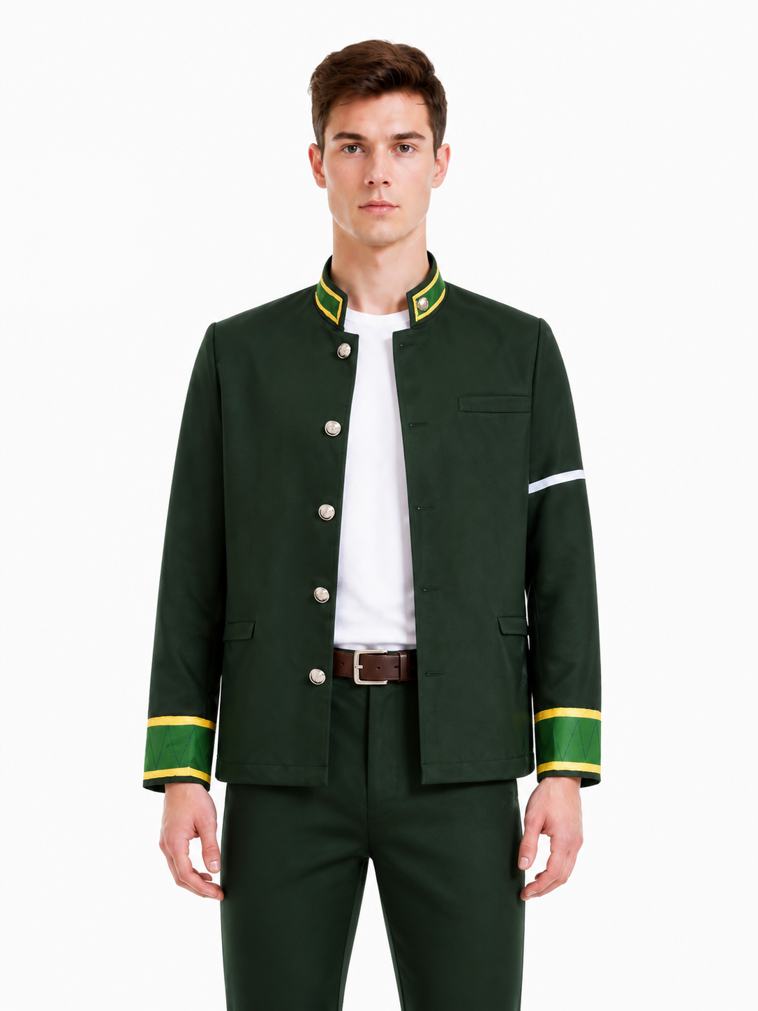 Cosplay School Uniform Costume Blazer Shirt Pants Costumes detail 2