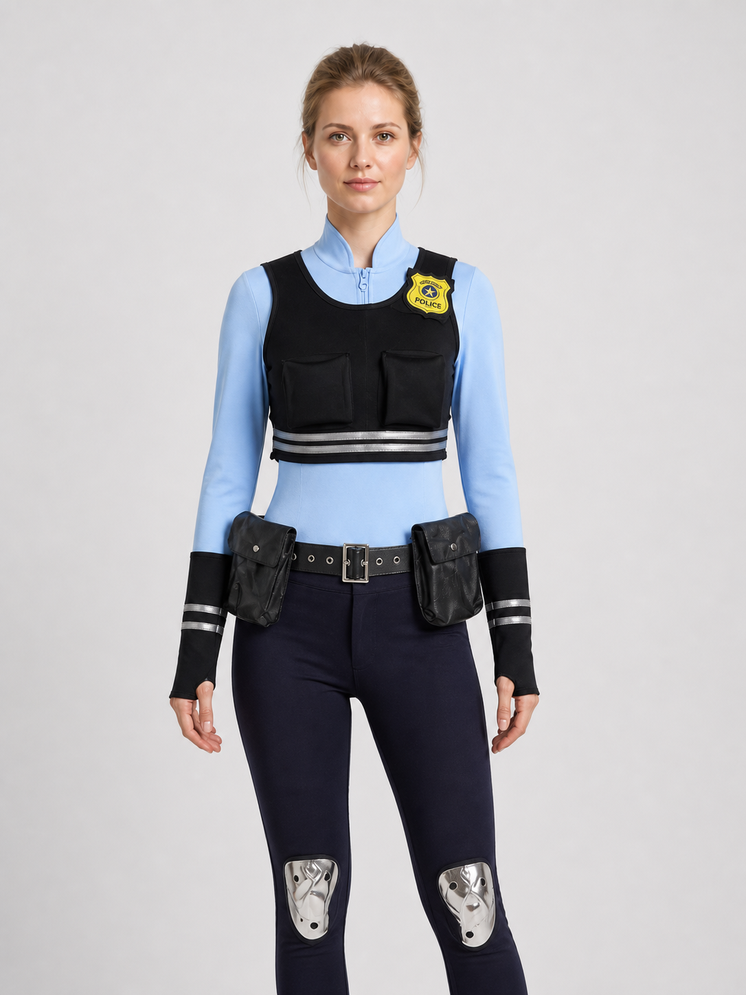 Judy Police Officer Cosplay Costume from Zootopia Costumes detail 3