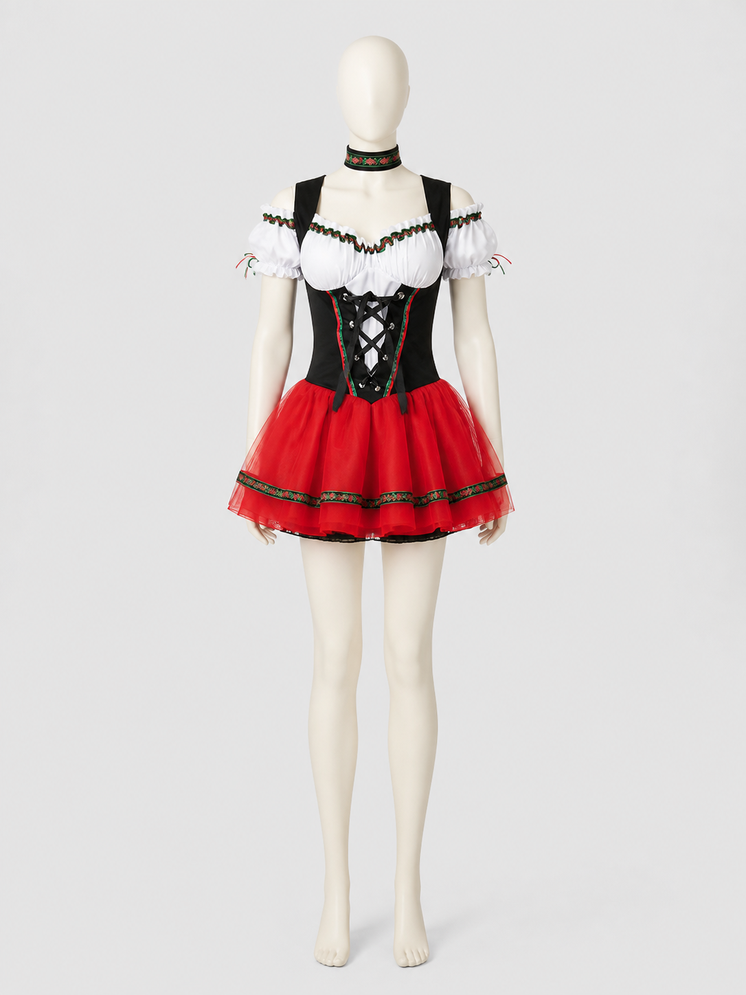 MDD Bavarian-Style Dress, Corset, Full Skirt Costume Dresses detail 3