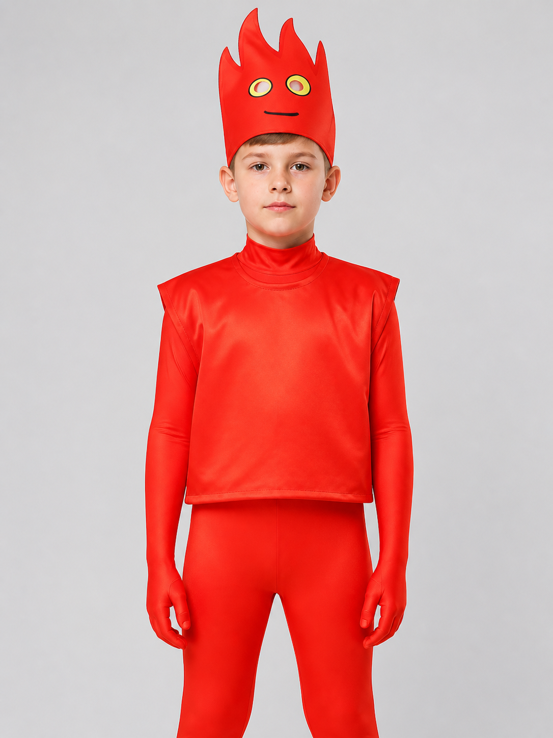 “Fire Hero” Cosplay Costume, Red Jumpsuit product detail 3