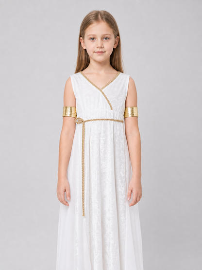 Greek-Style Costume Dress with Accessories