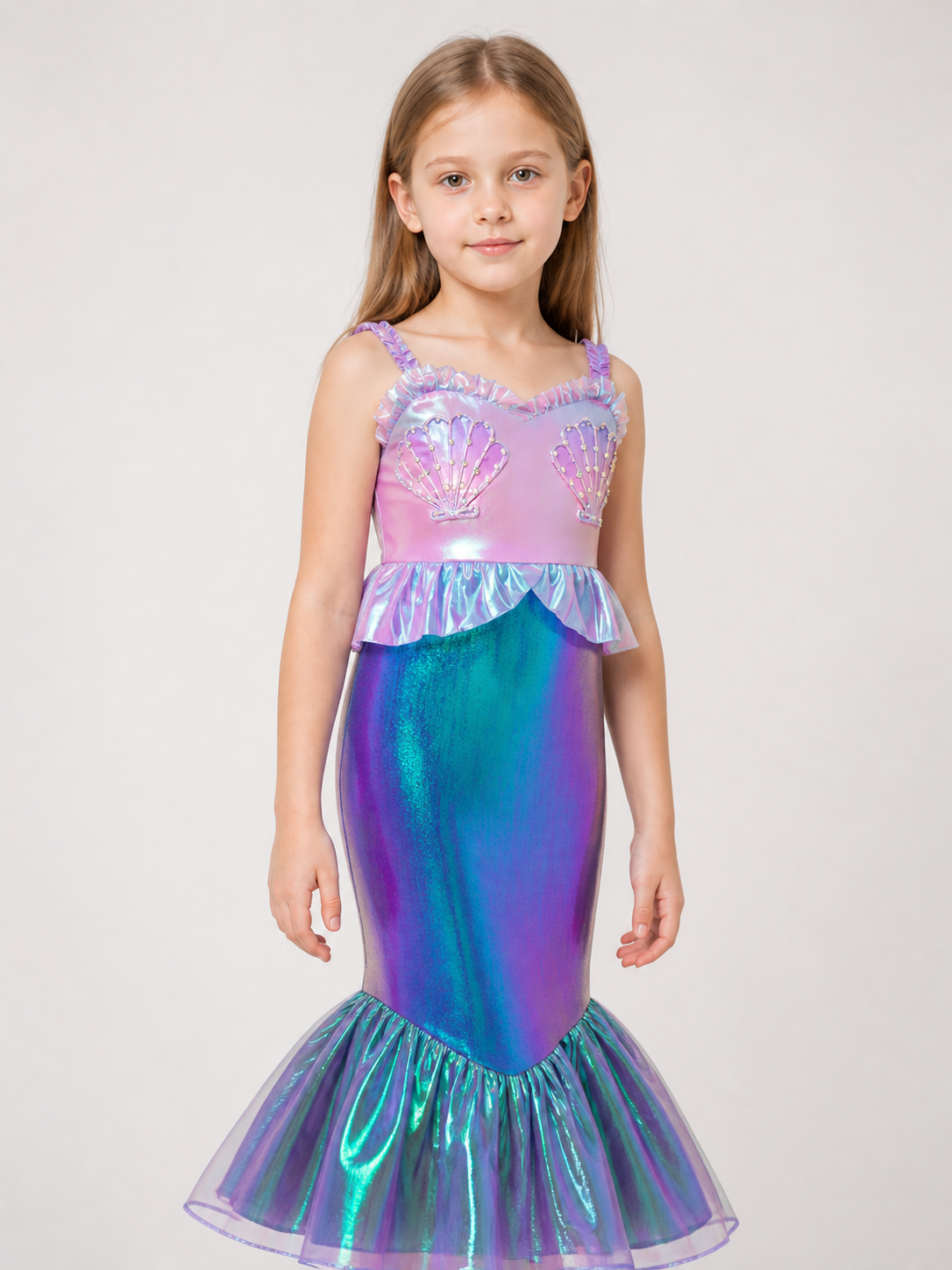 Light Purple Mermaid Silhouette Dress for Parties Costume Dresses detail 2