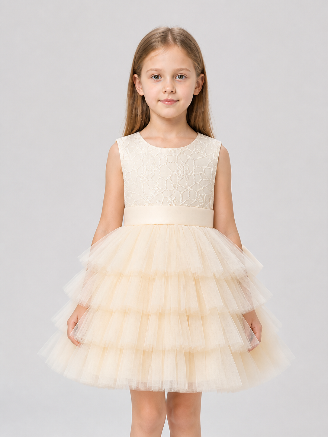 Princess Tutu Dress for a Flower Girl’s Birthday product detail 3