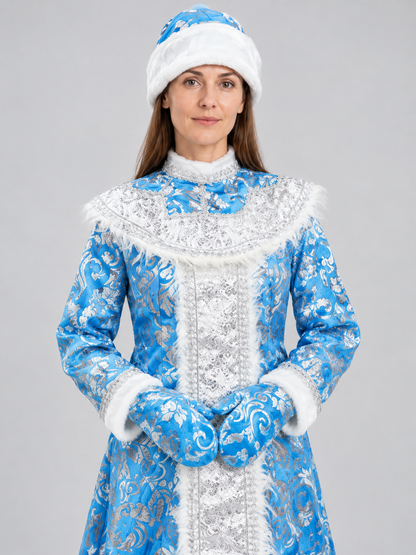 Snow Maiden Costume with Headwear and Mittens Costumes detail 2