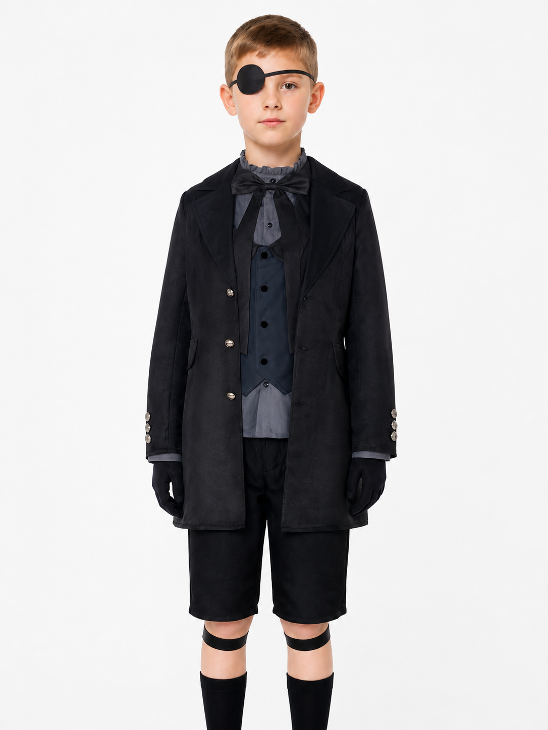Black Butler Cosplay Costume with Vest Costumes detail 3