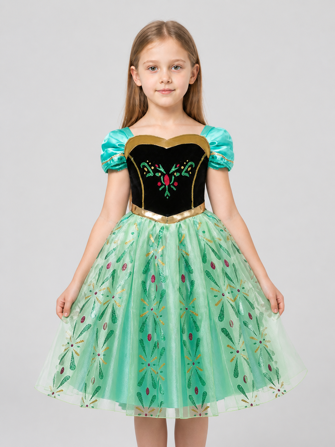 Children's Princess Costume, Full-Skirt Dress Costume Dresses detail 3