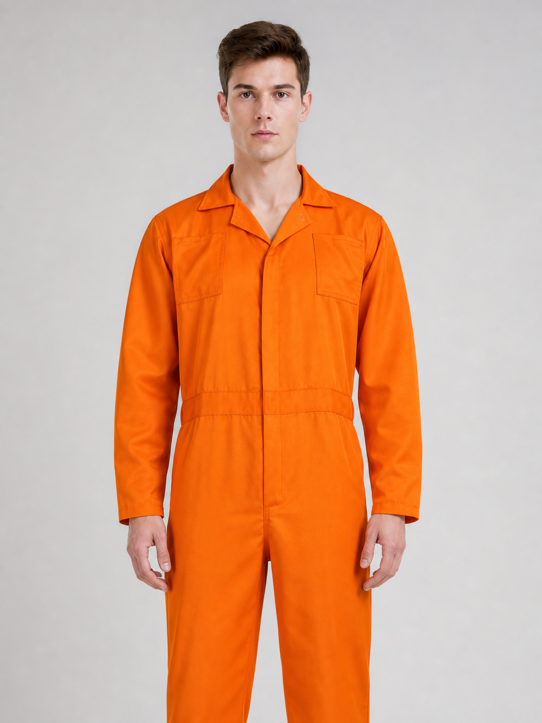 Orange Jumpsuit with Accessories