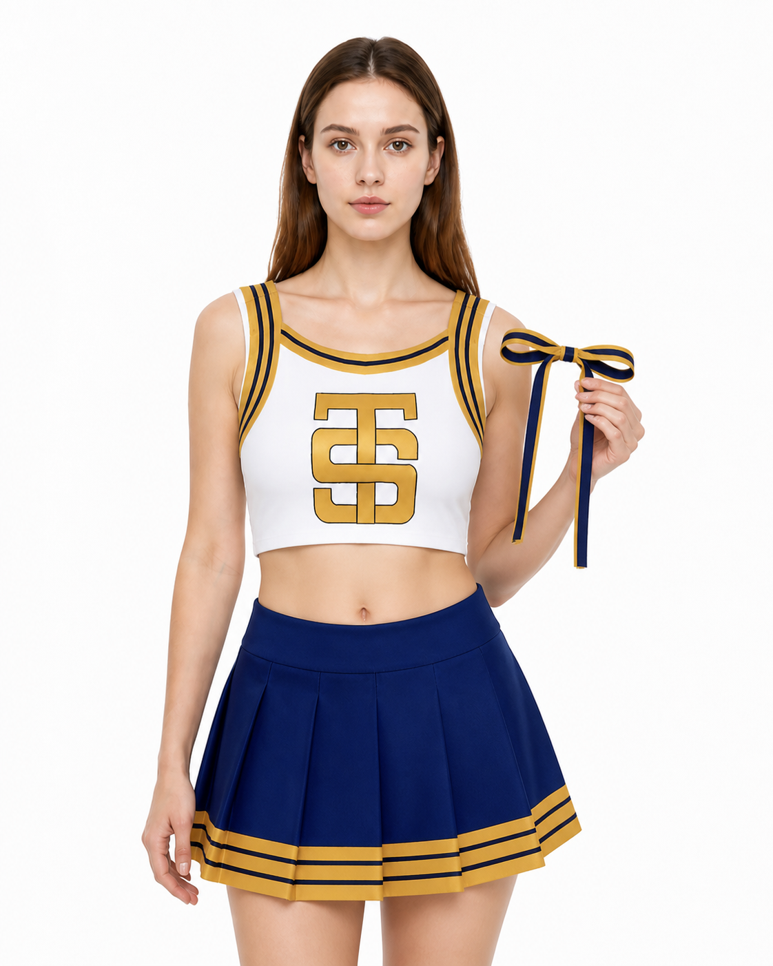 Cheerleading Costume with Pleated Skirt Costumes detail 2