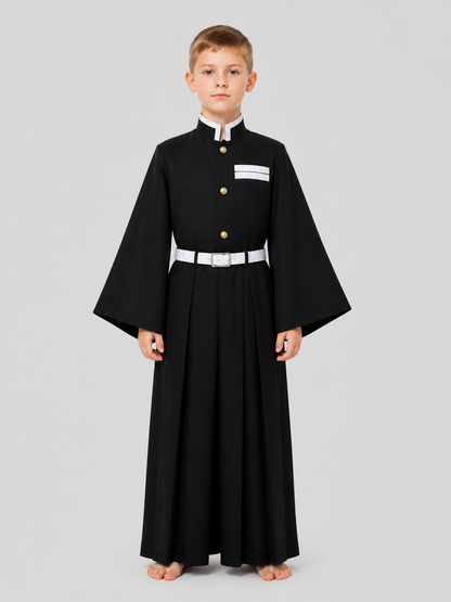 Tokito Muichiro Cosplay Costume: Top, Pants, and Belt Costumes detail 3