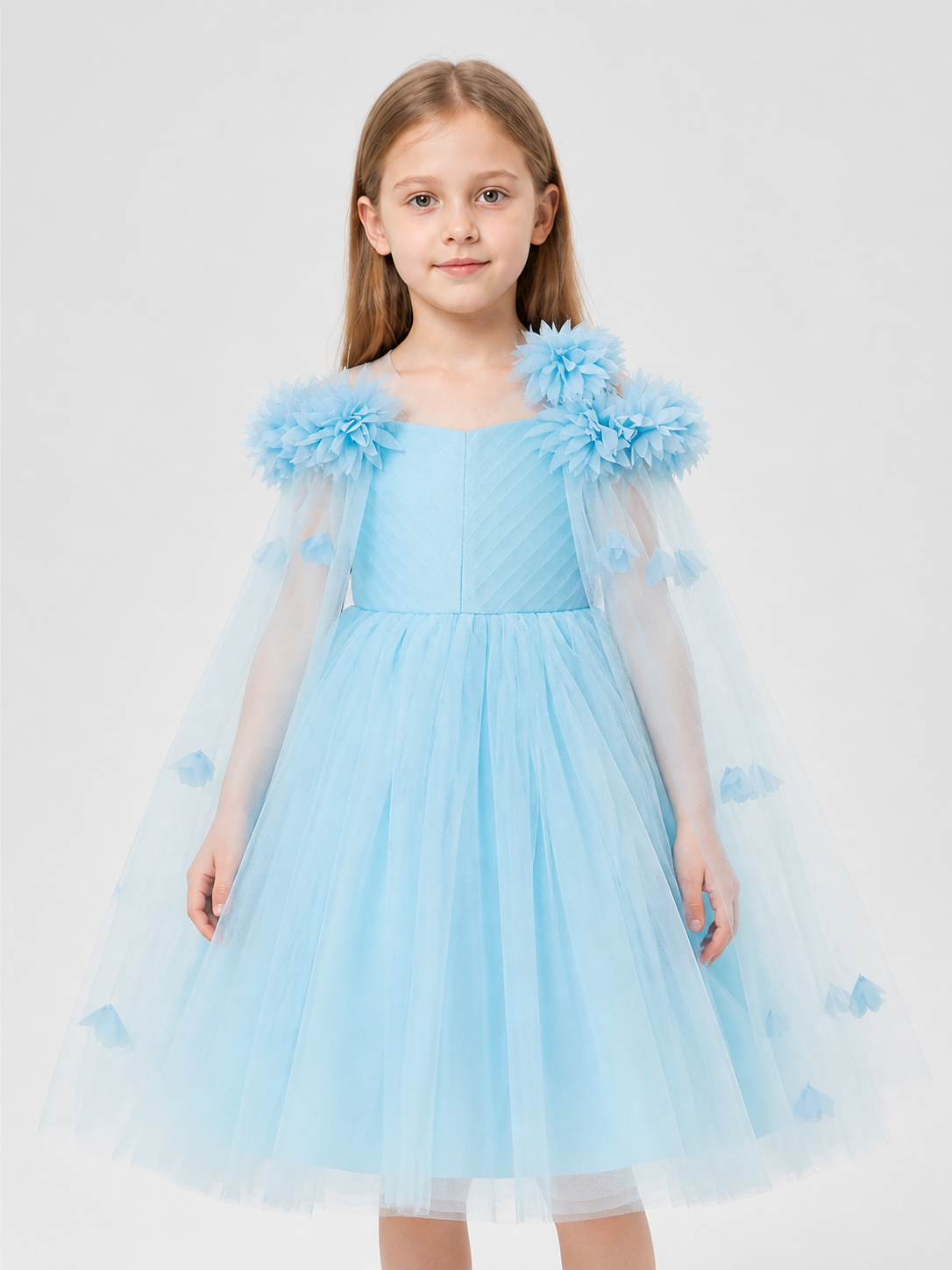 Princess Flower Tutu Dress for Flower Girls
