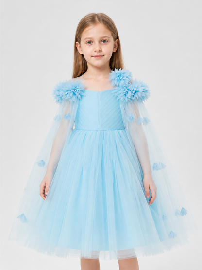 Princess Flower Tutu Dress for Flower Girls