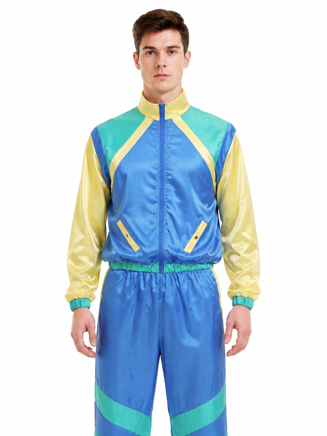 Disco Sports Jumpsuit with Front Zipper product detail 3