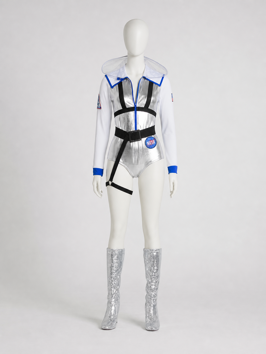 NASA Space Suit, Silver Jumpsuit