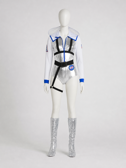 NASA Space Suit, Silver Jumpsuit