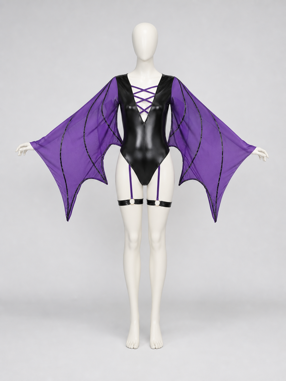 Bat Costume Cosplay — Black and Purple product detail