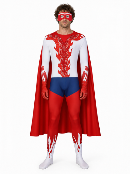 Megamind Carnival Costume with Cape and Mask