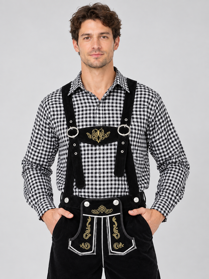 Oktoberfest Costume: Shirt and Suspender Pants