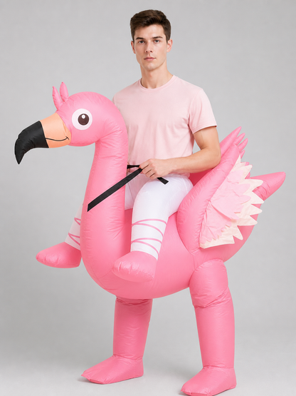 Inflatable Flamingo Costume for Costume Parties