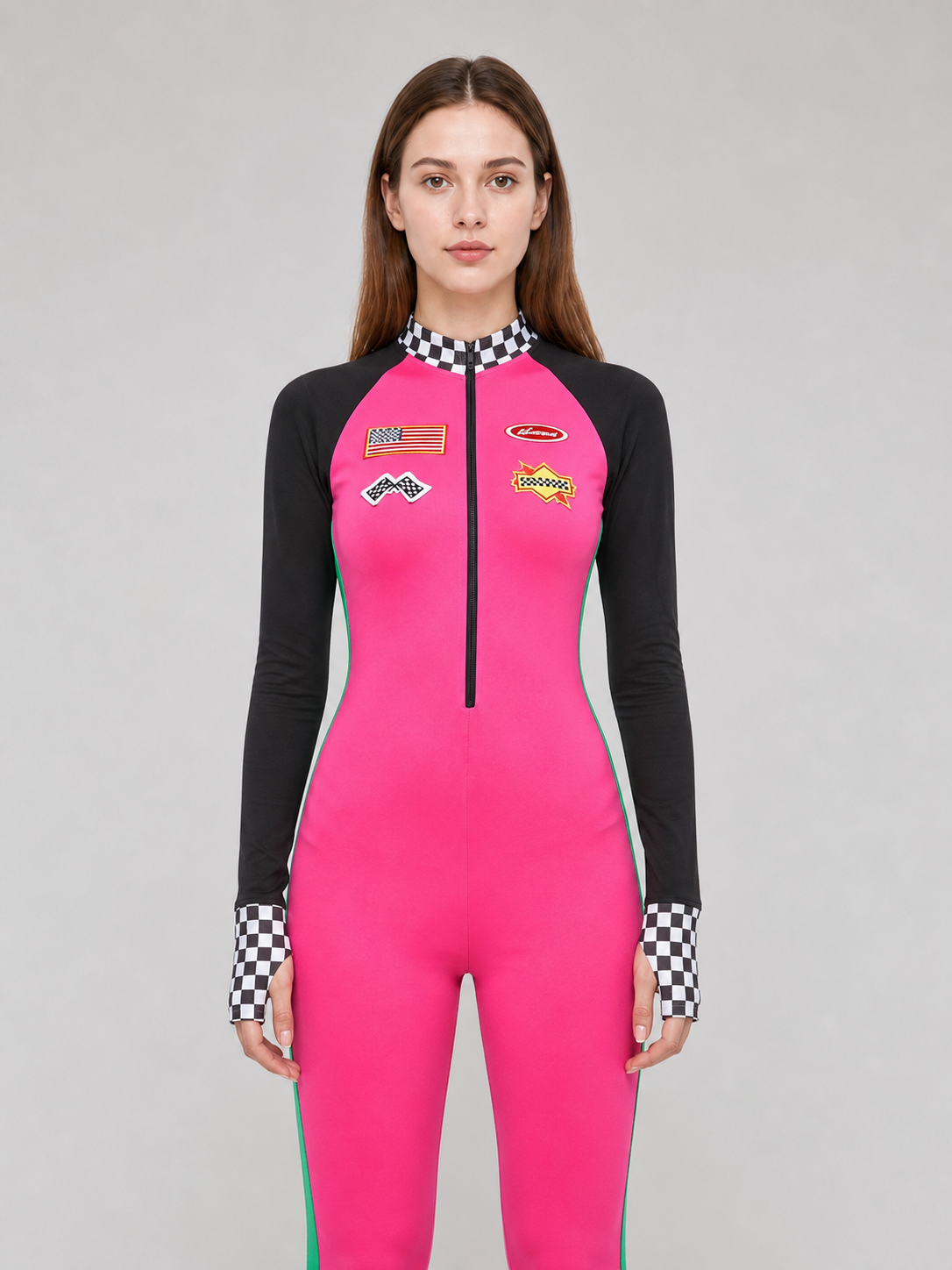 Professional Racing-Style Jumpsuit with Emblem