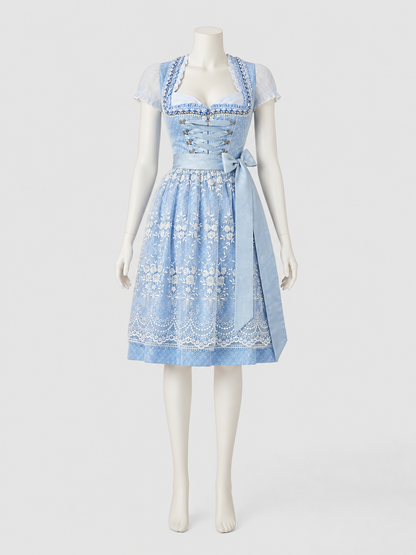 Bavarian-Style Dress, Stage Costume with Bow Costume Dresses detail 3