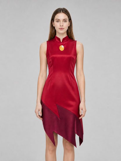 Edalyn cosplay dress in a school uniform style, red