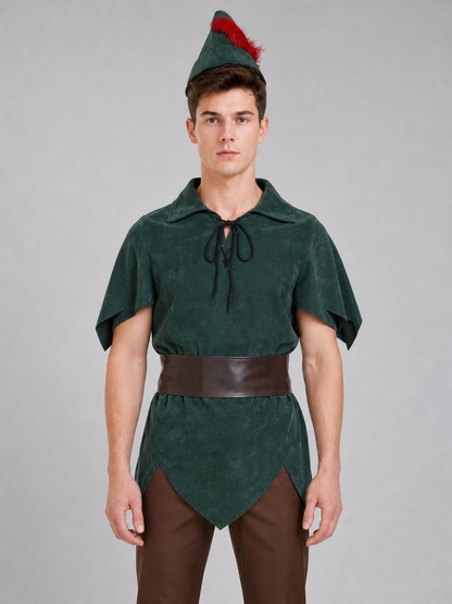 Robin Hood cosplay costume, green set