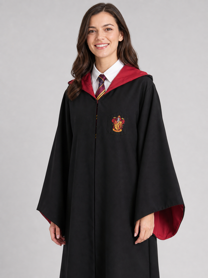 Harry Potter Gryffindor Cosplay Robe with Hood
