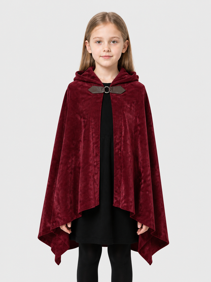 Elf Hooded Cloak with a Pointed Hem for Cosplay Costume Capes detail 3