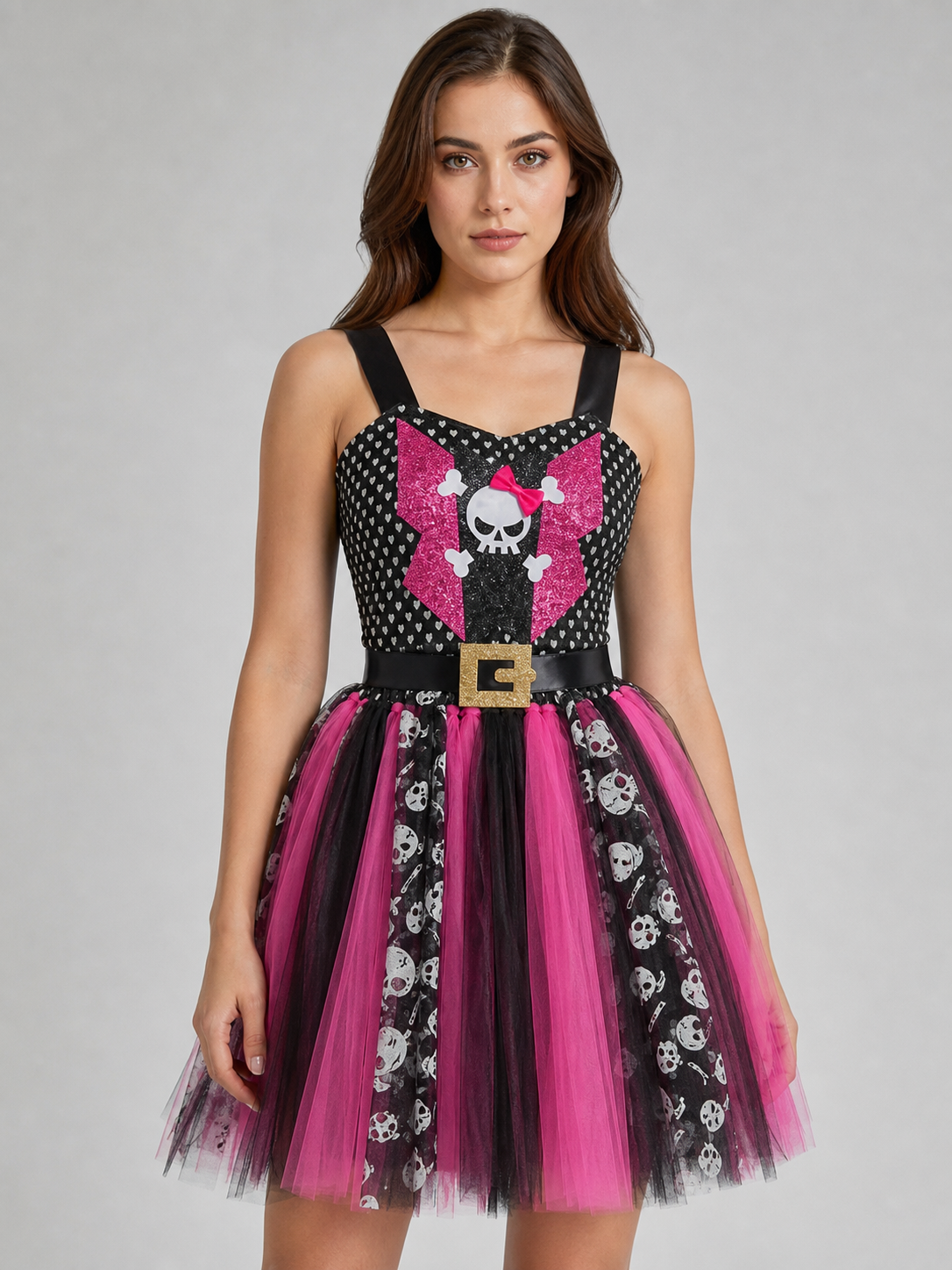 Pirate Costume: Dress with Skirt and Headband