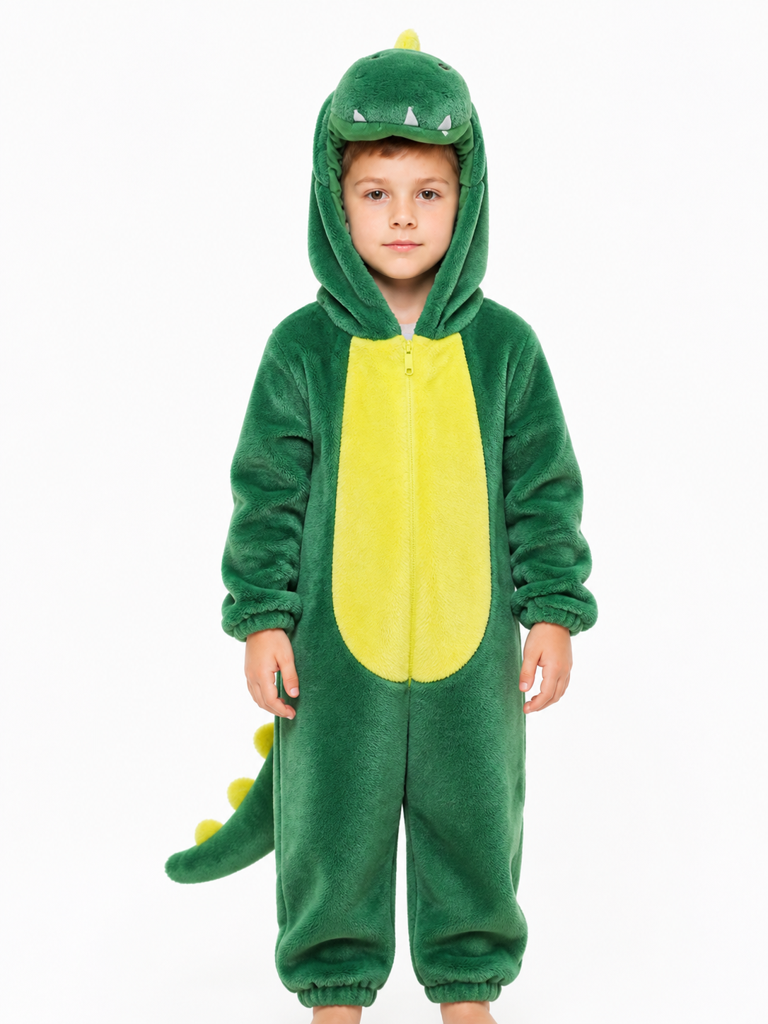 Dinosaur Jumpsuit with Tail and Hood product detail 3