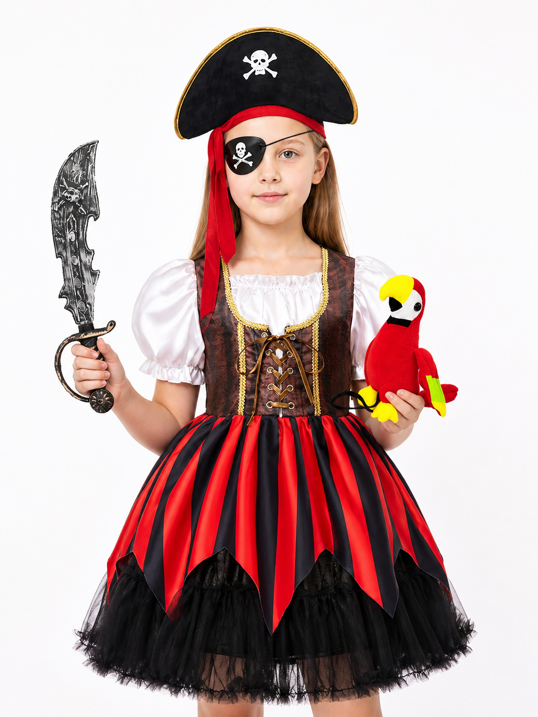Pirate Costume with Dress and Accessories Costume Dresses detail 3