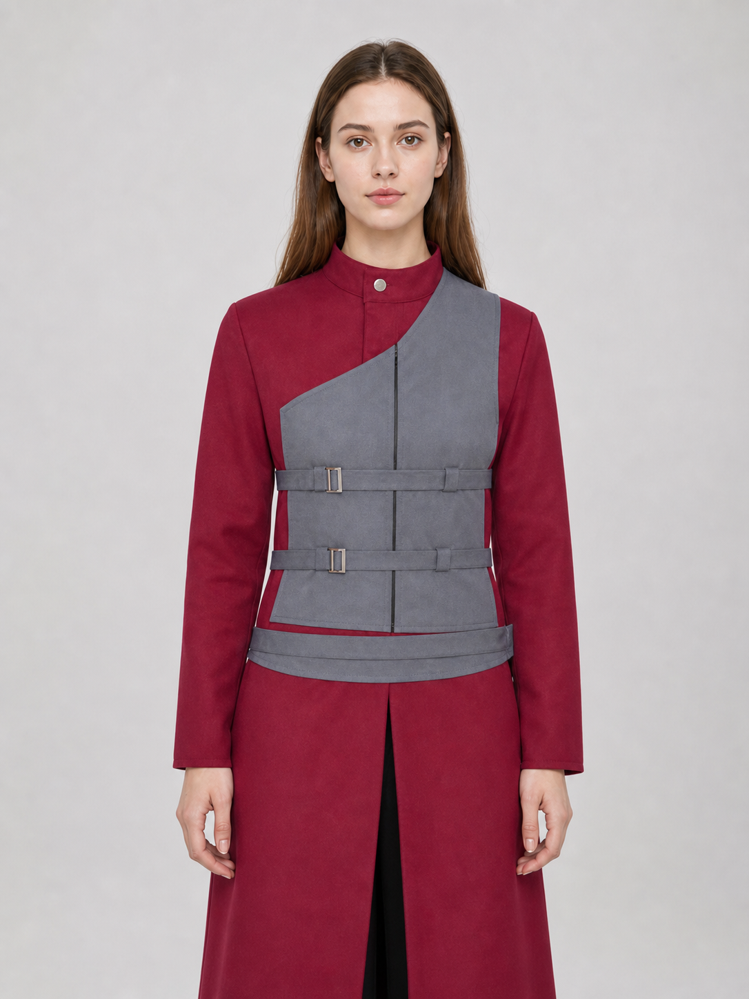 Gaara Cosplay Costume: Vest, Pants, and Bag